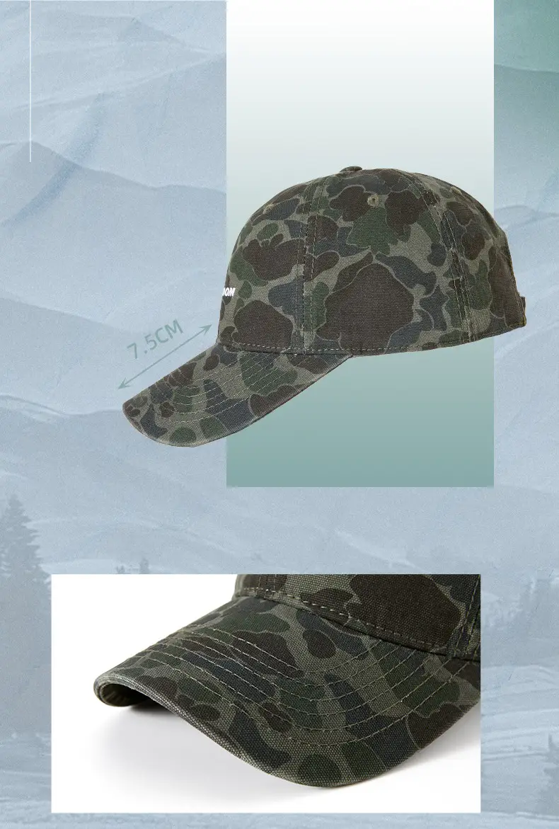 Men Camouflage Cap UV Protection Outdoor Camping — feature 14