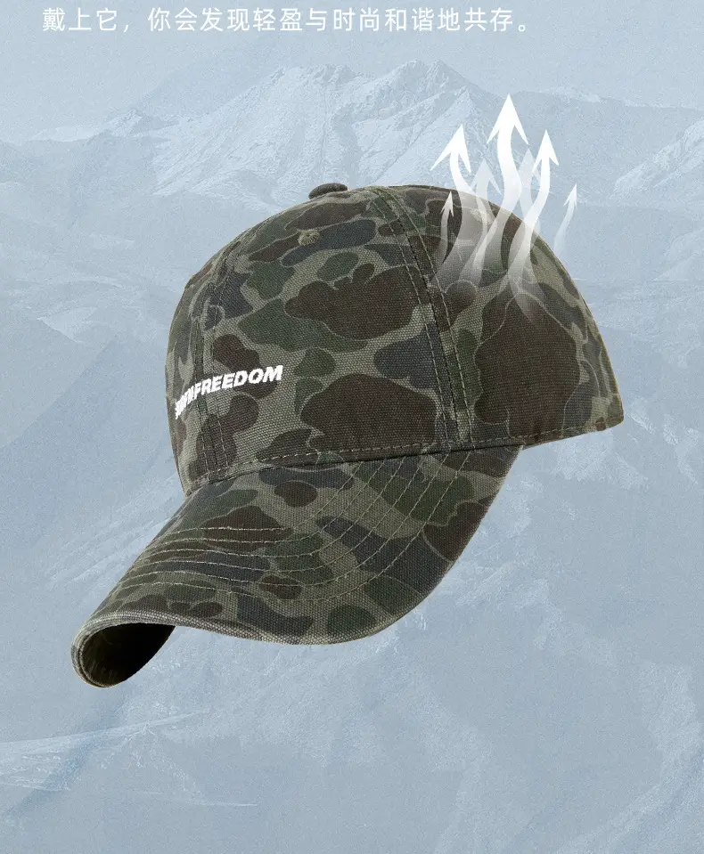 Men Camouflage Cap UV Protection Outdoor Camping — feature 16
