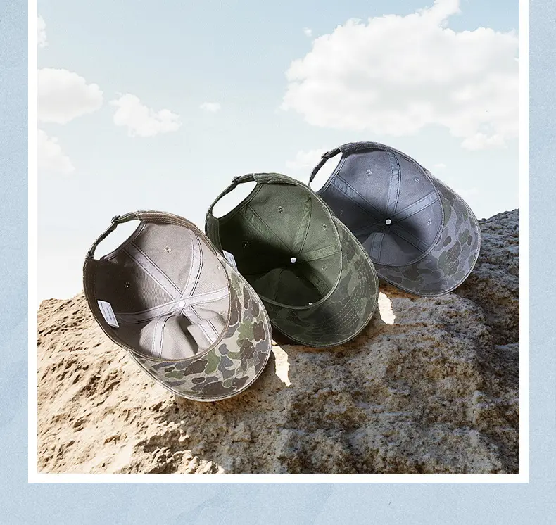 Men Camouflage Cap UV Protection Outdoor Camping — feature 18