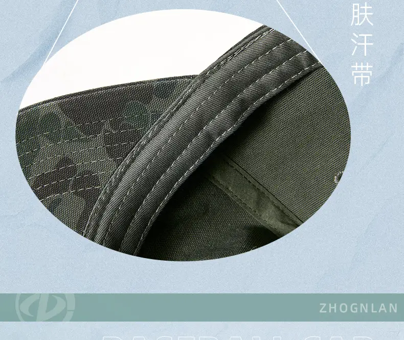 Men Camouflage Cap UV Protection Outdoor Camping — feature 20