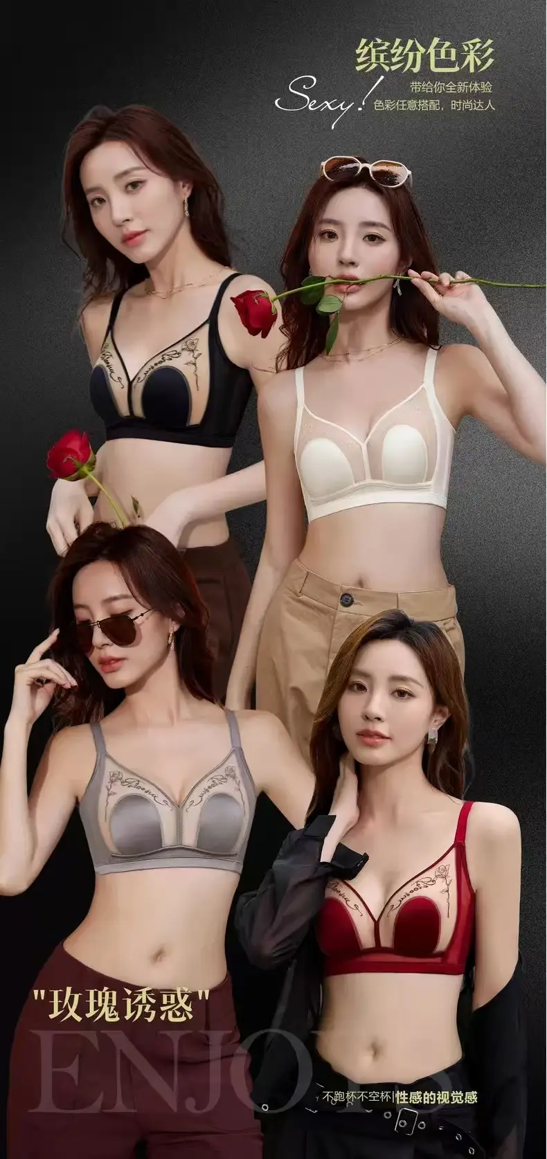 Lightweight Rabbit Ear Cup Bra Blue 2025 — feature 9