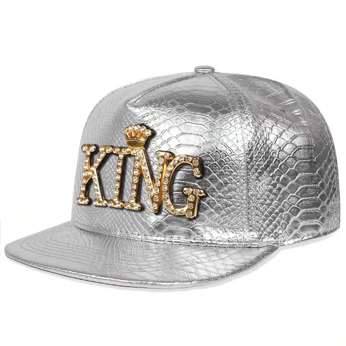 King Crown PU Leather Baseball Cap for Men Women — feature 5
