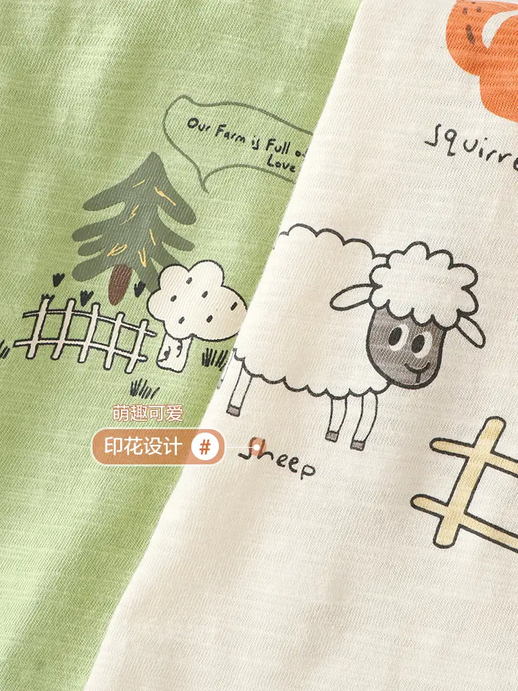 Green Long Sleeve Baby T-Shirt for Boys Spring Outfit - Image 4