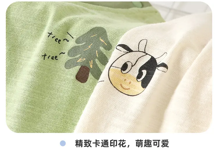 Green Long Sleeve Baby T-Shirt for Boys Spring Outfit — feature 12