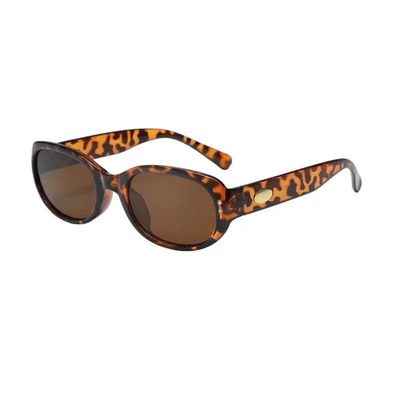 2025 Women White Anti-UV Sunglasses Oval Design
