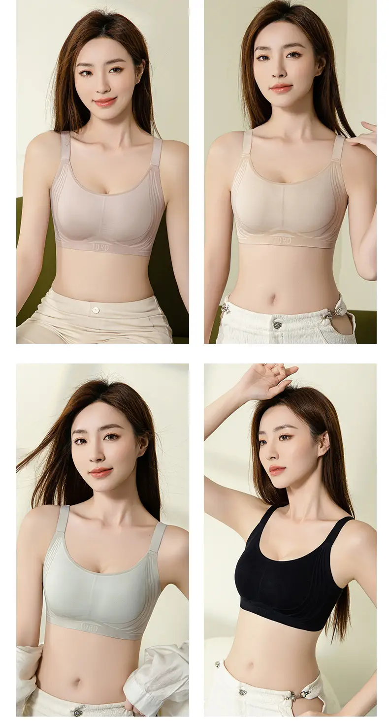 Women's Anti-Sagging Pull-Up Bra with High Elastic Band — feature 20
