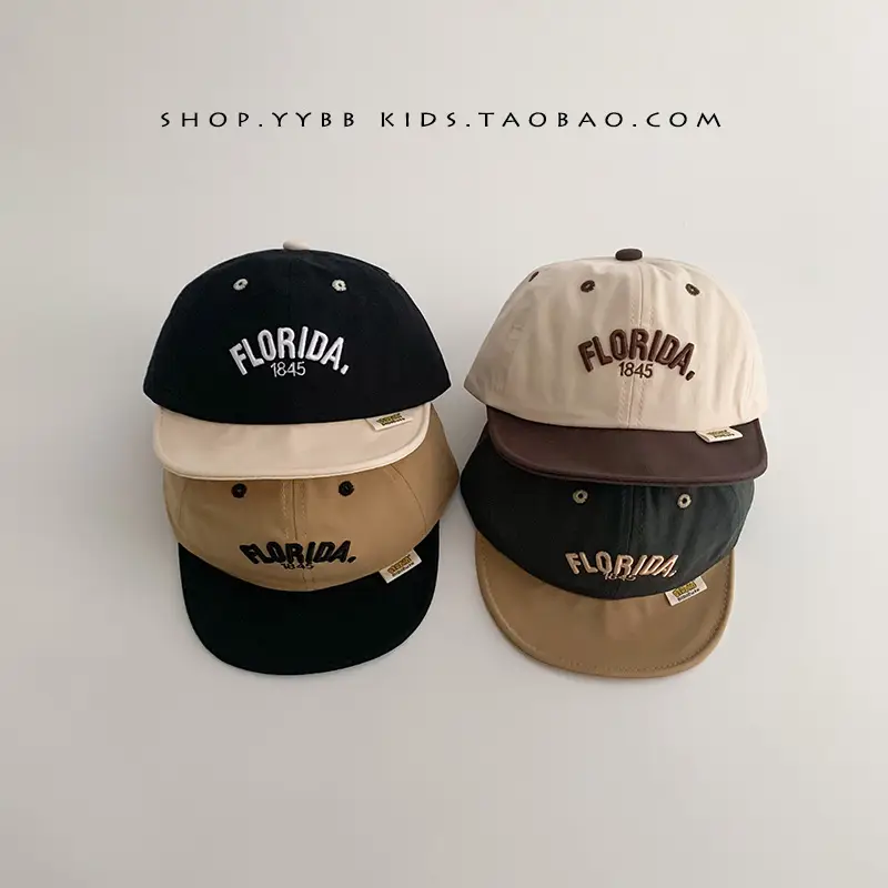 Baby Cap Florida Lettered Sunshade Cap for Boys Girls - Image 7