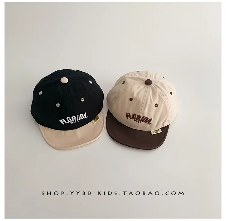 Baby Cap Florida Lettered Sunshade Cap for Boys Girls — feature 12