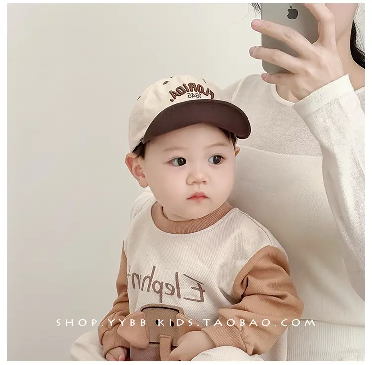 Baby Cap Florida Lettered Sunshade Cap for Boys Girls — feature 3