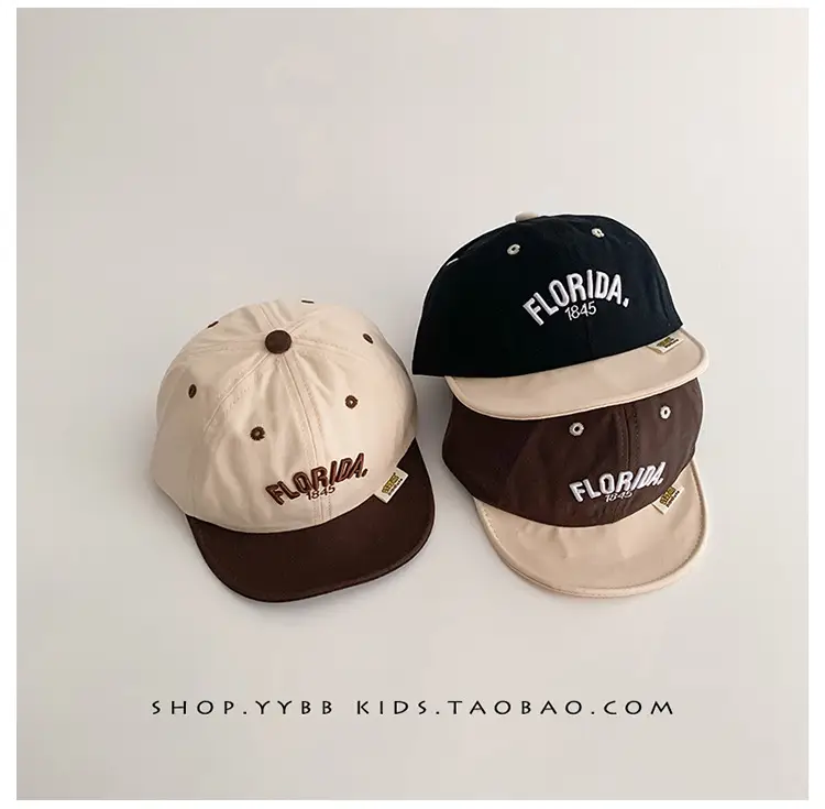 Baby Cap Florida Lettered Sunshade Cap for Boys Girls — feature 7