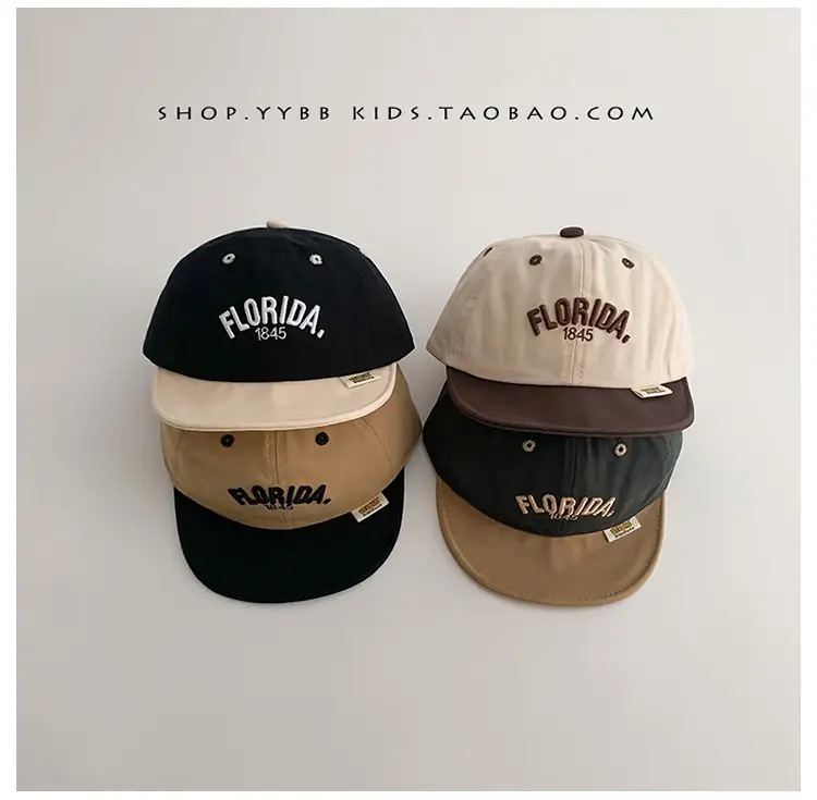 Baby Cap Florida Lettered Sunshade Cap for Boys Girls — feature 8