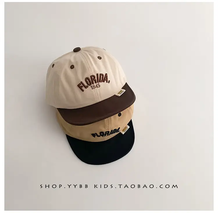 Baby Cap Florida Lettered Sunshade Cap for Boys Girls — feature 9