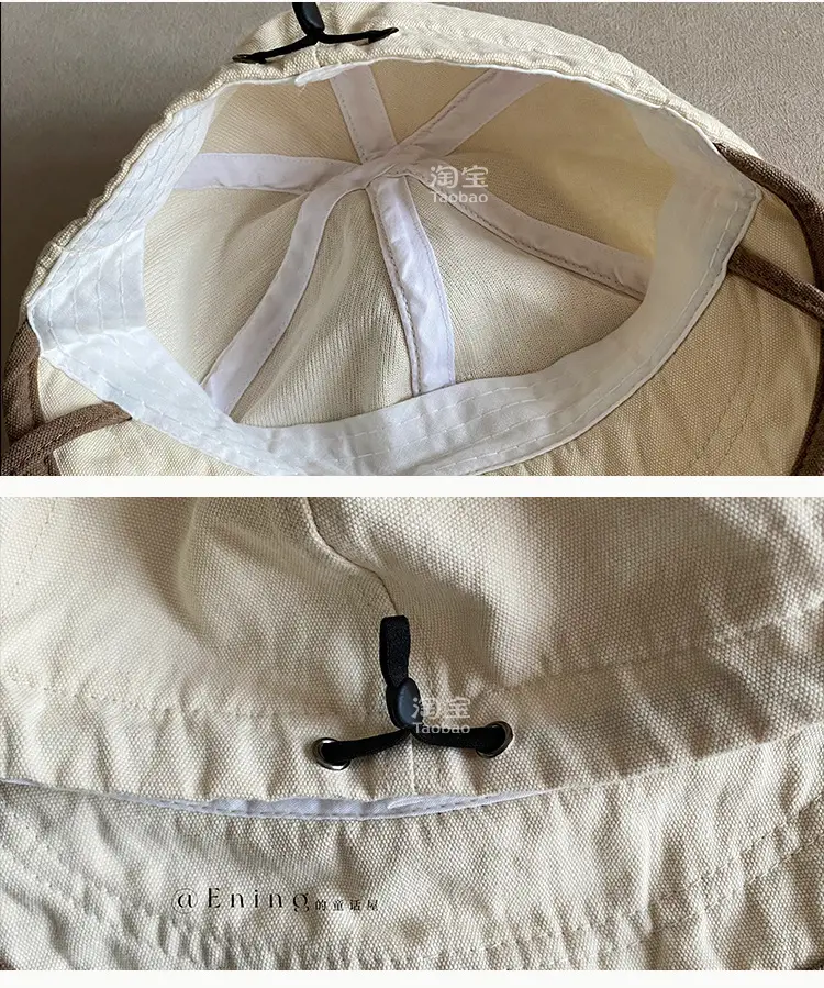 Baby's Cotton Linen Sun Hat with Big Brim — feature 3