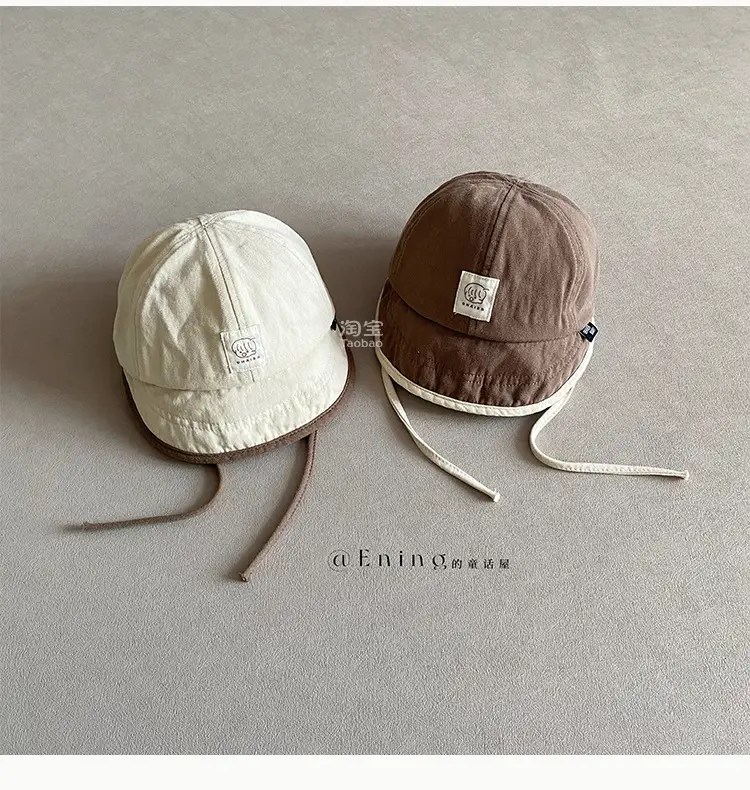 Baby's Cotton Linen Sun Hat with Big Brim — feature 6