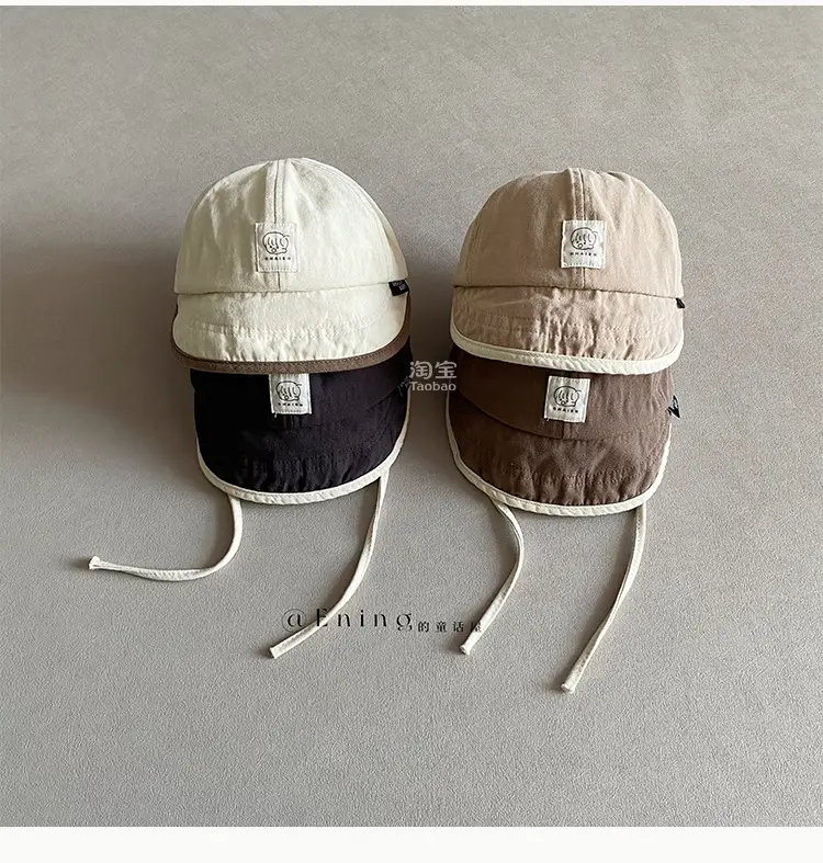 Baby's Cotton Linen Sun Hat with Big Brim — feature 8