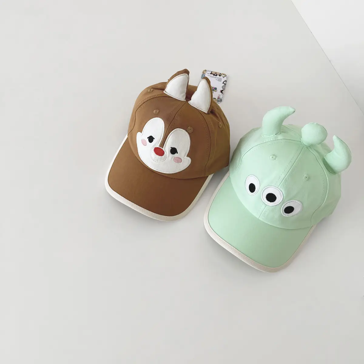 Qiunan Kids Cartoon Baseball Caps 3 Colors - Image 3