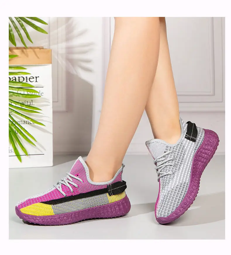 2025 Spring Women's Fly Knitted Sports Shoes β feature 12