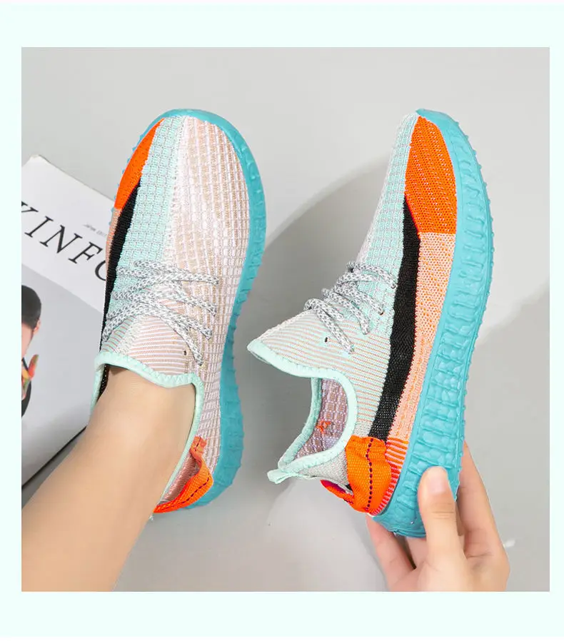 2025 Spring Women's Fly Knitted Sports Shoes β feature 13