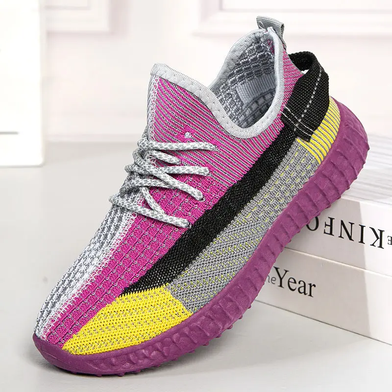 2025 Spring Women's Fly Knitted Sports Shoes - Image 2
