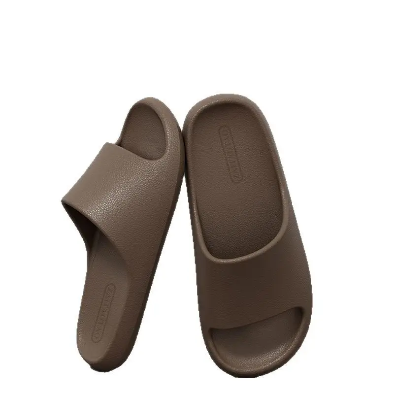 Sandals and slippers men's eva leather pattern feeling female home use non-slip bathroom not smelly feet home indoor summer bath - Image 47