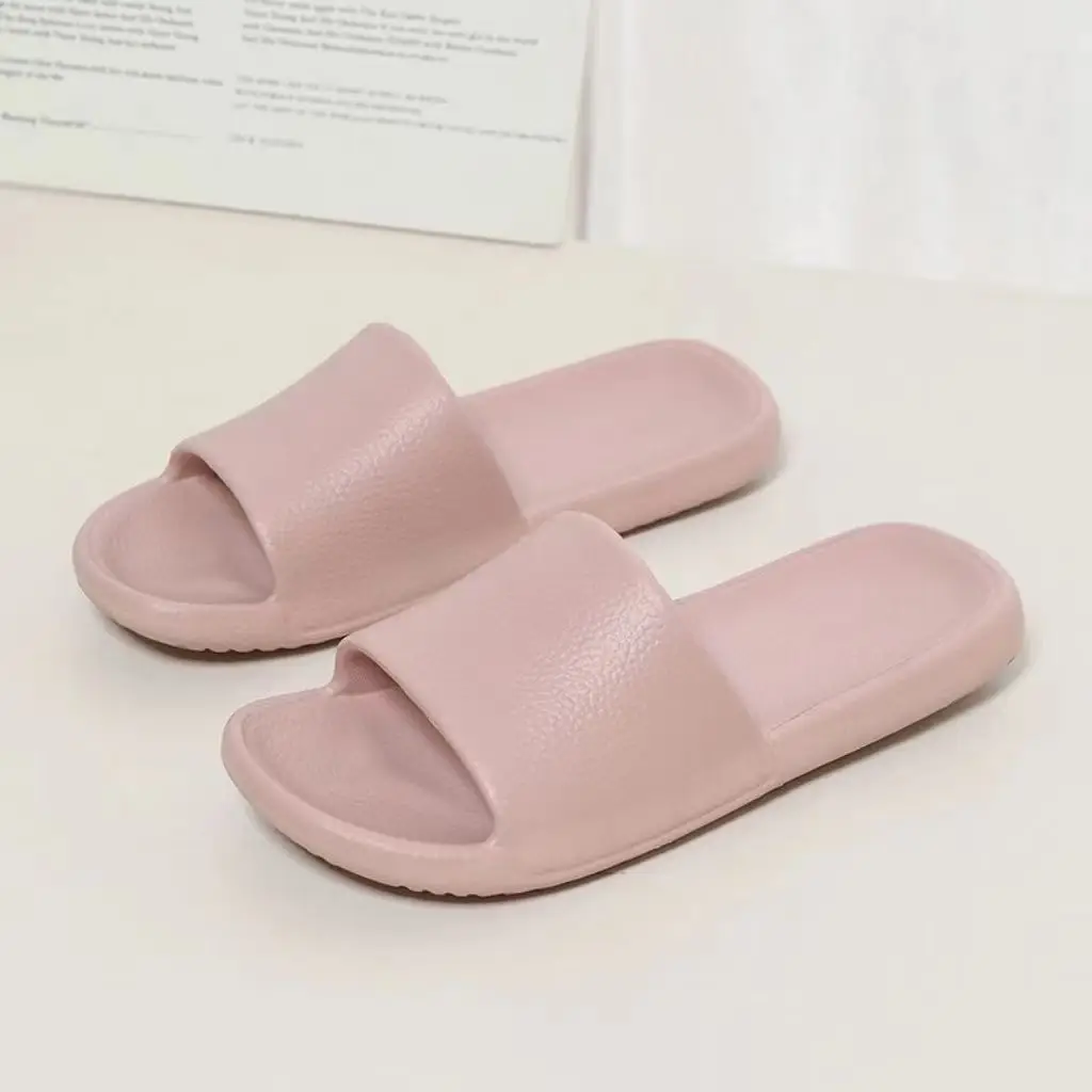 Sandals and slippers men's eva leather pattern feeling female home use non-slip bathroom not smelly feet home indoor summer bath - Image 21