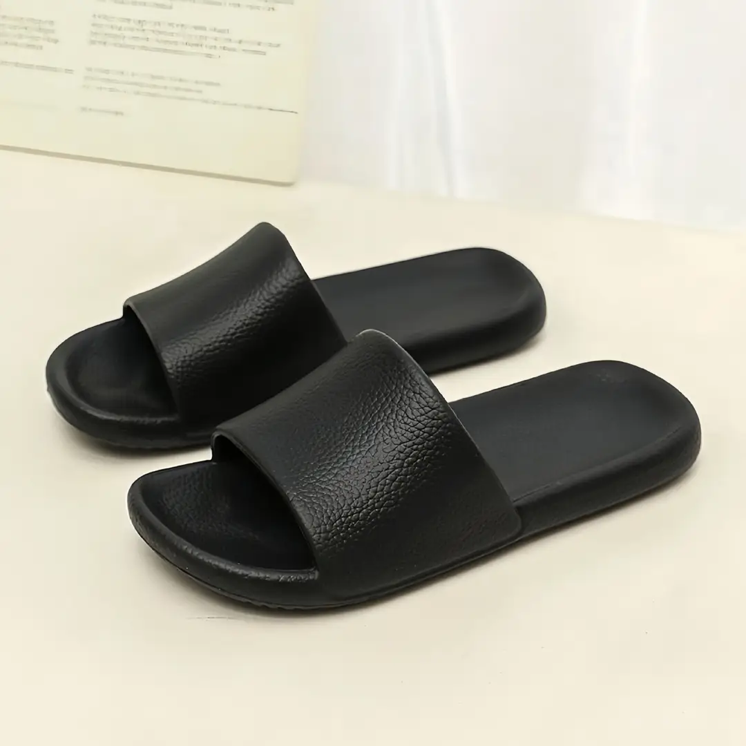 Sandals and slippers men's eva leather pattern feeling female home use non-slip bathroom not smelly feet home indoor summer bath - Image 23