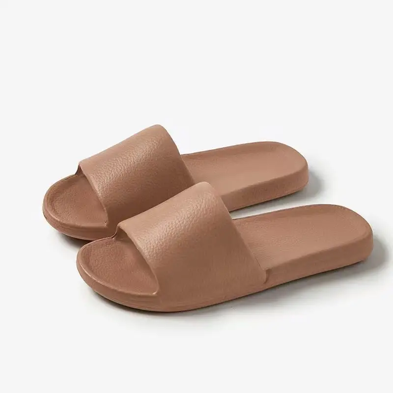 Sandals and slippers men's eva leather pattern feeling female home use non-slip bathroom not smelly feet home indoor summer bath - Image 25