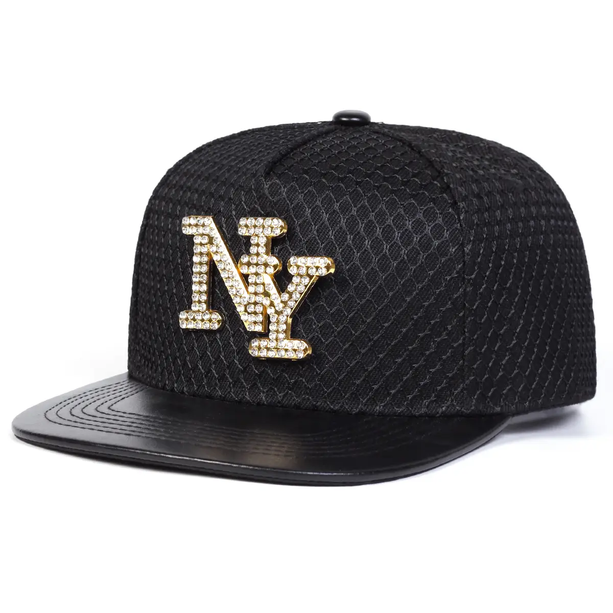 Maroon Diamond Lettered Baseball Cap with Adjustable Strap