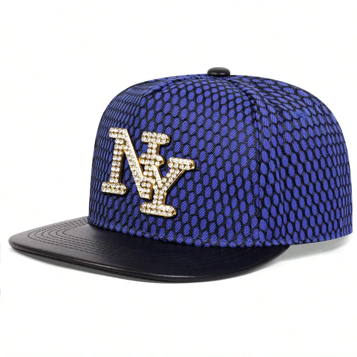 Maroon Diamond Lettered Baseball Cap with Adjustable Strap — feature 6