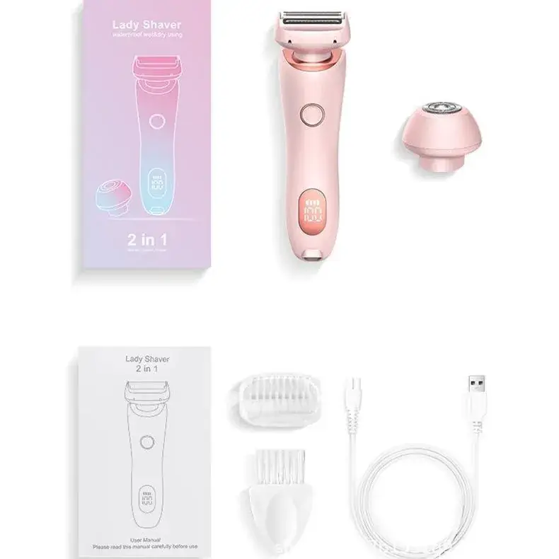 Pink Electric Private Parts Shaving Knife for Women