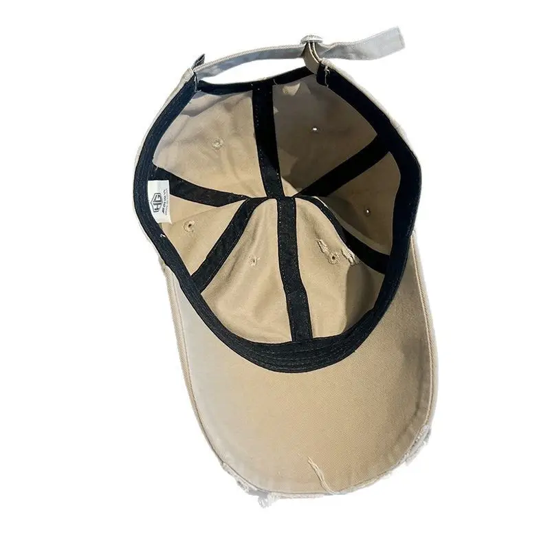 Vintage Distressed Sunscreen Cap Women Men Spring Summer - Image 13