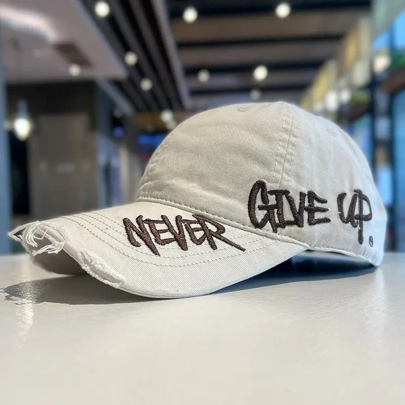 Vintage Distressed Sunscreen Cap Women Men Spring Summer — feature 25