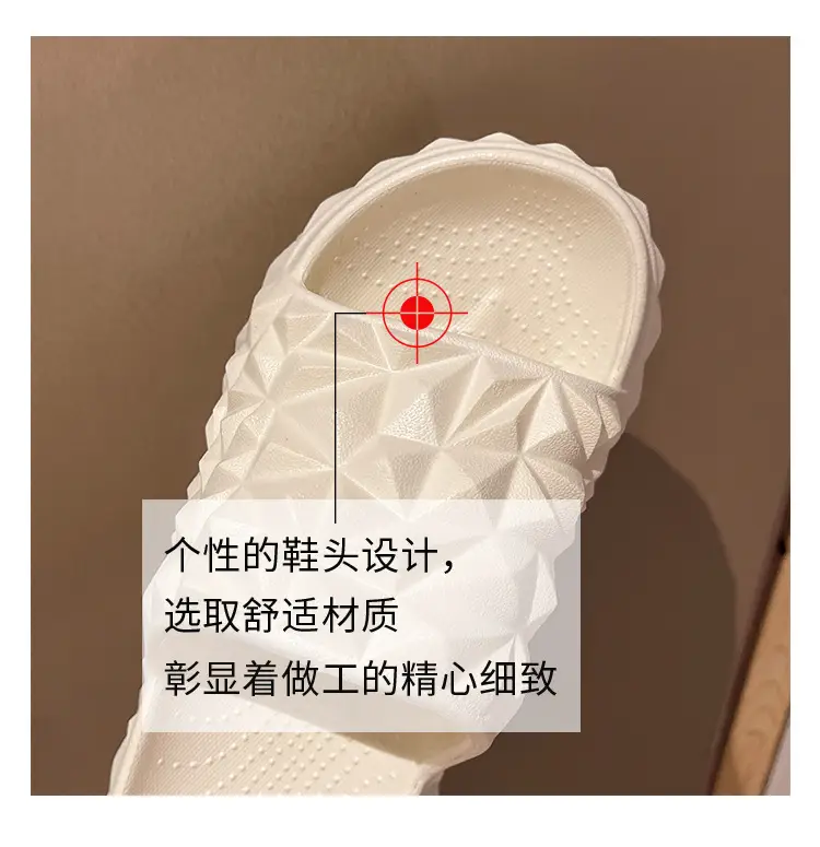 Women's Diamond Solid Color Thick Slippers Summer — feature 18