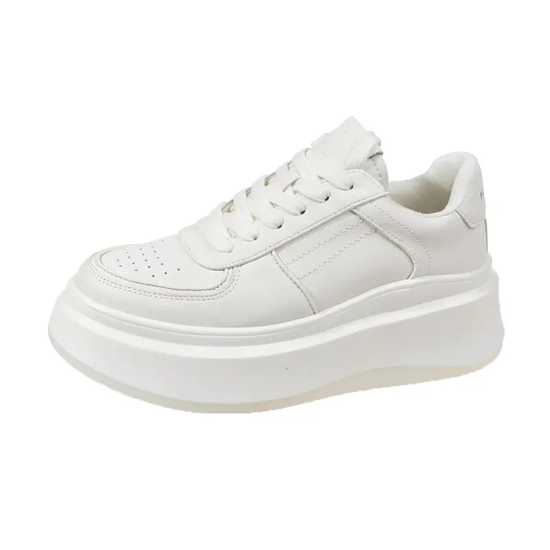 Women White Chunky Platform Skate Shoes Spring Summer 2025 - Image 6