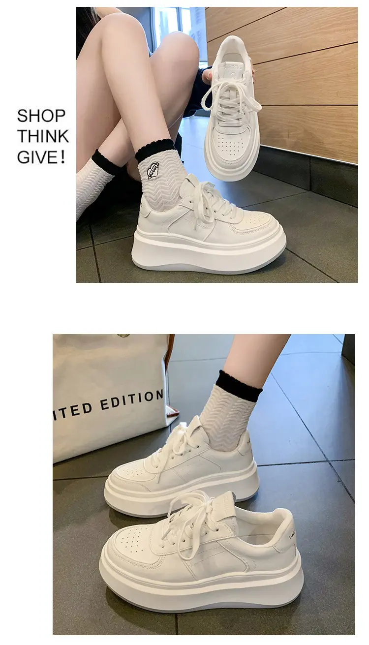 Women White Chunky Platform Skate Shoes Spring Summer 2025 — feature 10