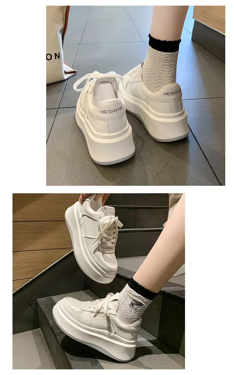 Women White Chunky Platform Skate Shoes Spring Summer 2025 — feature 11