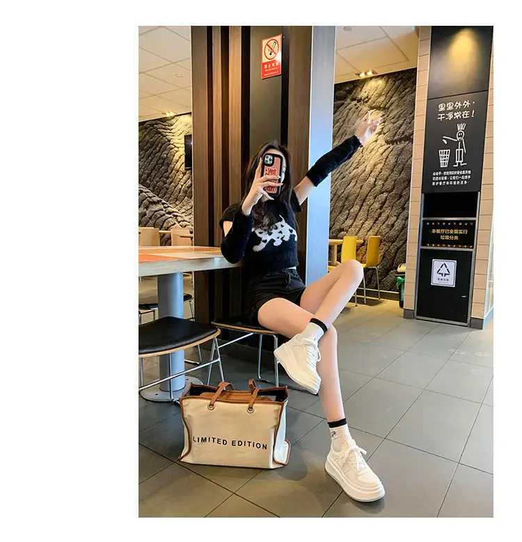 Women White Chunky Platform Skate Shoes Spring Summer 2025 — feature 15