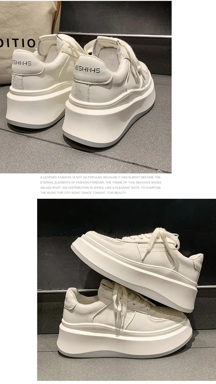 Women White Chunky Platform Skate Shoes Spring Summer 2025 — feature 17