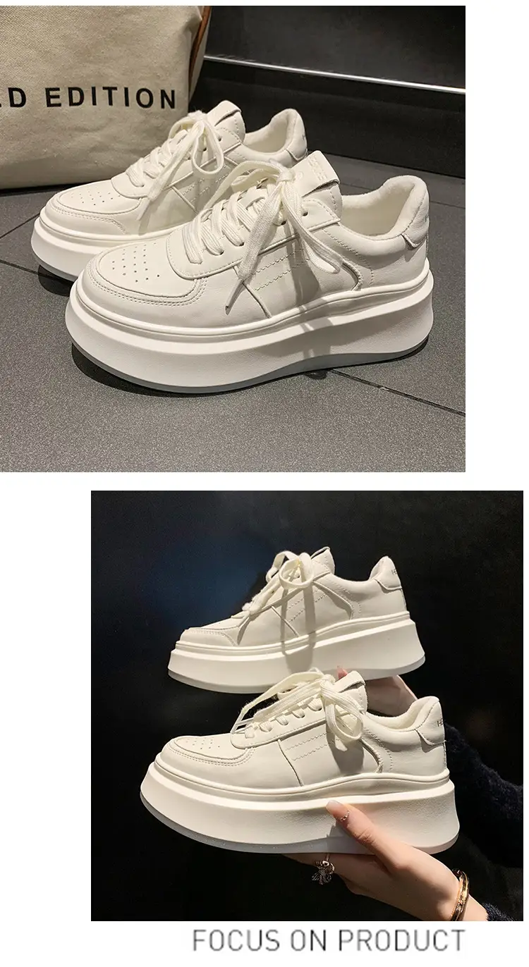 Women White Chunky Platform Skate Shoes Spring Summer 2025 — feature 18