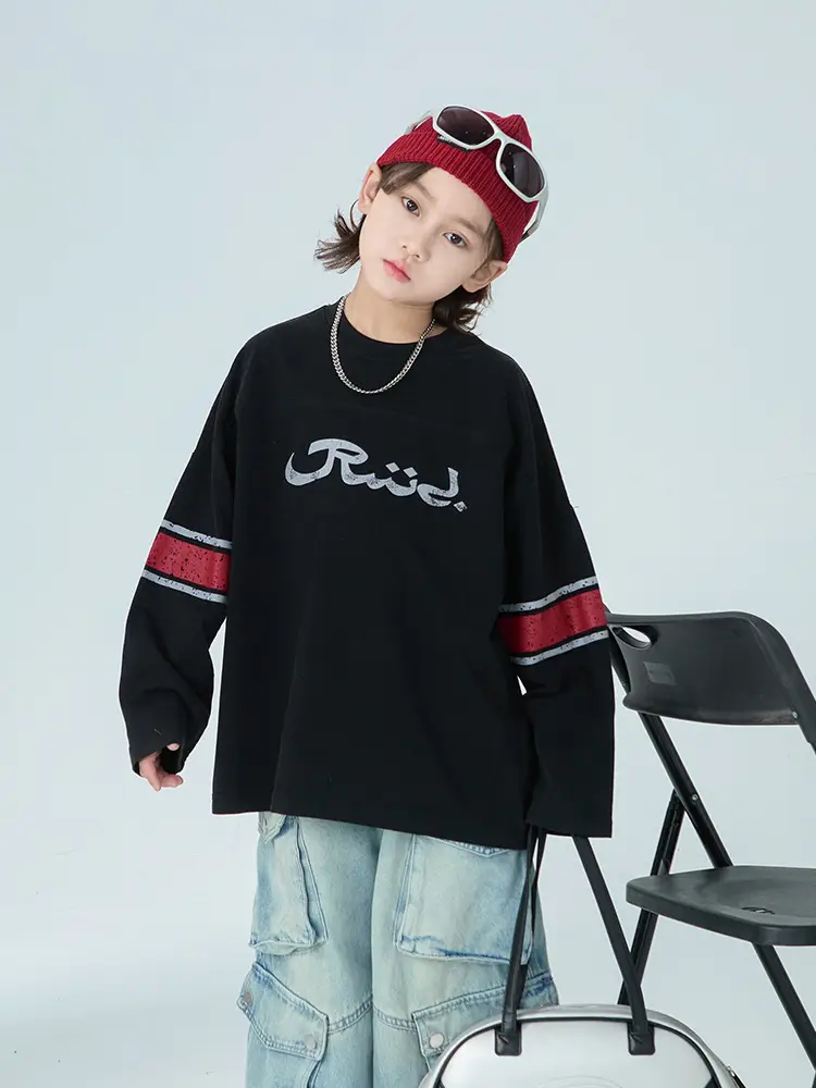 Boys Long Sleeve T-Shirt White 2026 Spring Wear - Image 7