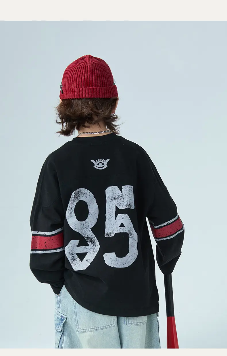 Boys Long Sleeve T-Shirt White 2026 Spring Wear — feature 10