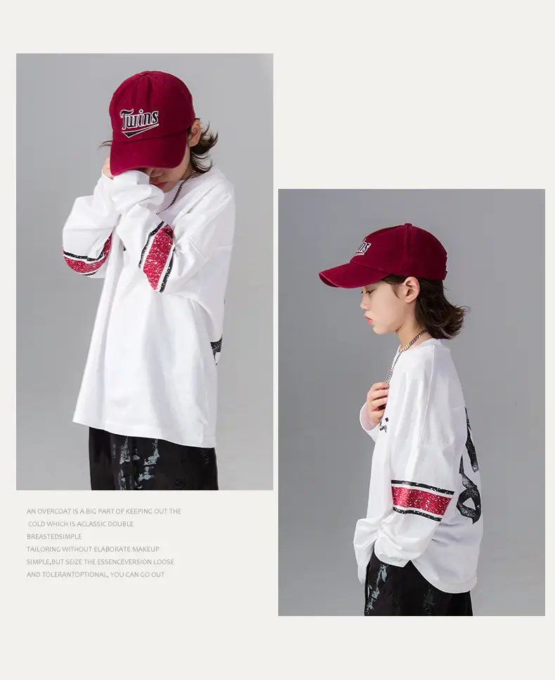 Boys Long Sleeve T-Shirt White 2026 Spring Wear — feature 15