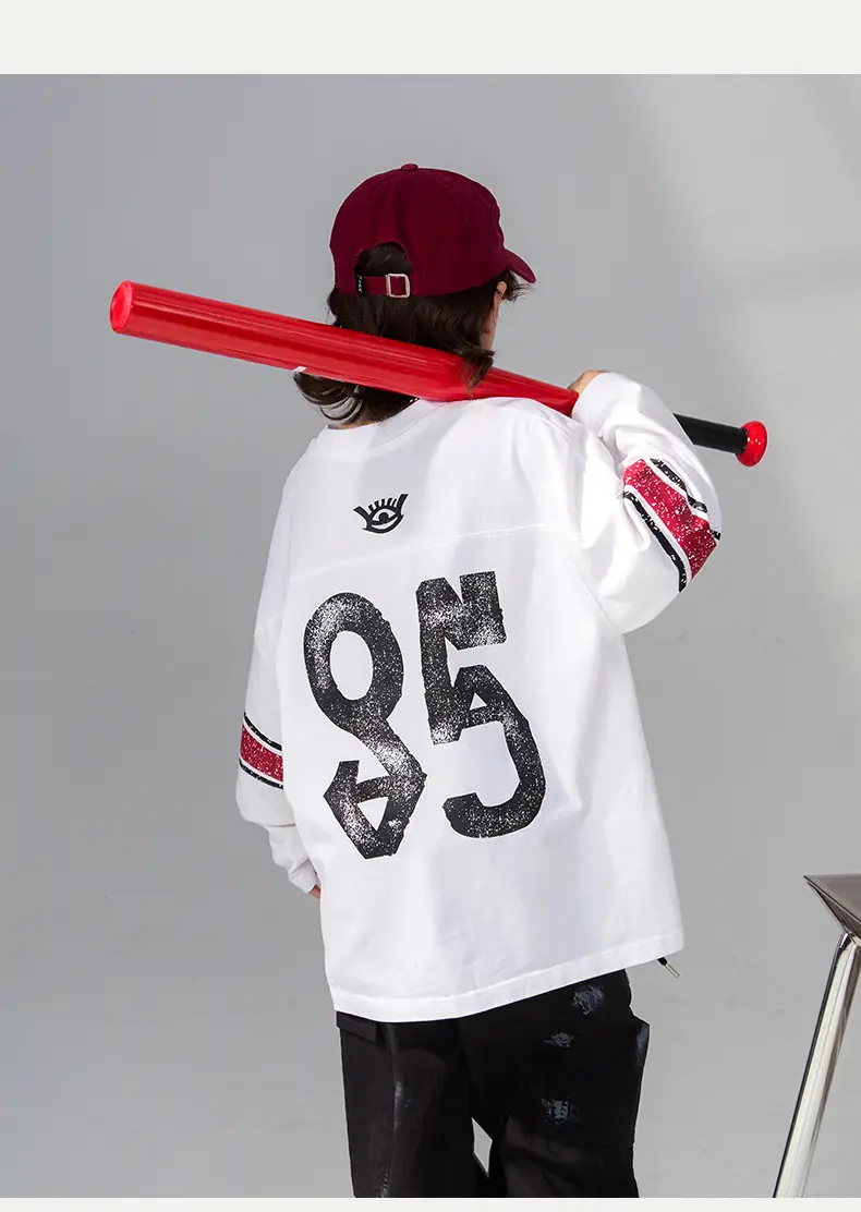 Boys Long Sleeve T-Shirt White 2026 Spring Wear — feature 18
