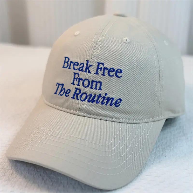 Women's Pink Letter Embroidered Baseball Cap