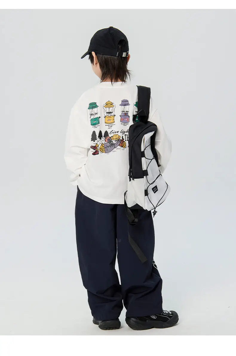 Kids Dodgers Long Sleeve T-Shirt White Black — feature 13