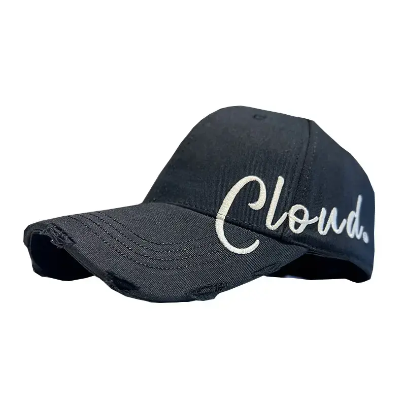 Men's Gray Cloud Letter Baseball Cap - Image 21