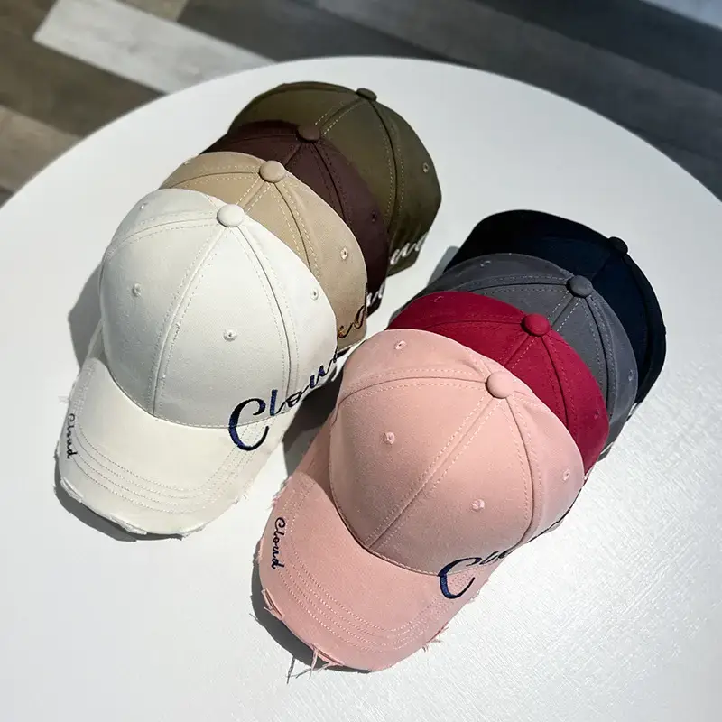 Men's Gray Cloud Letter Baseball Cap — feature 1