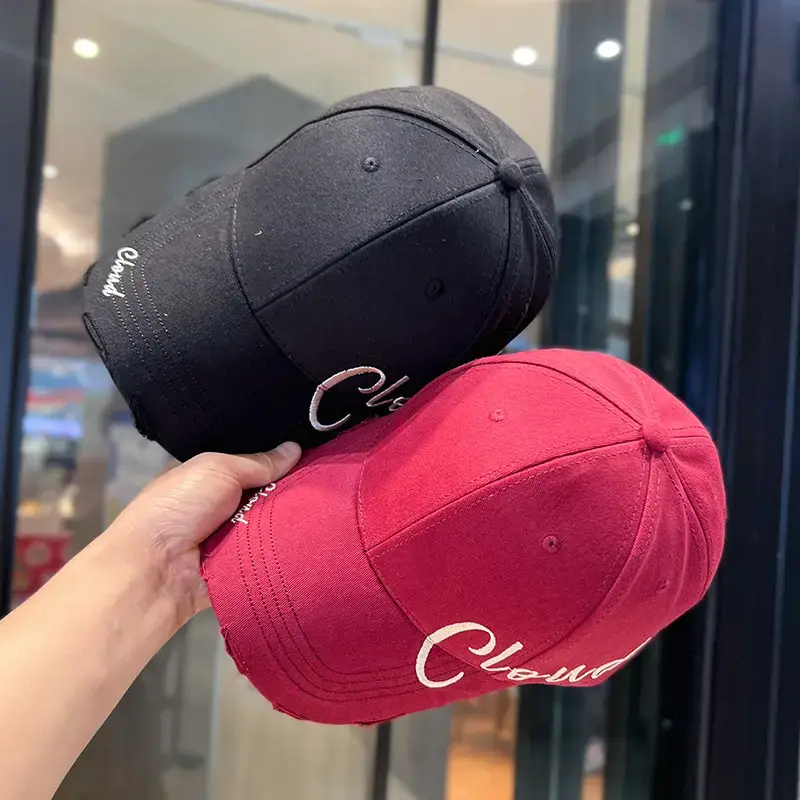 Men's Gray Cloud Letter Baseball Cap — feature 5