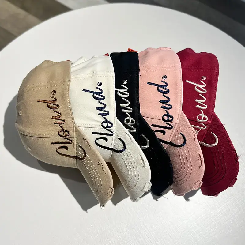 Men's Gray Cloud Letter Baseball Cap — feature 9