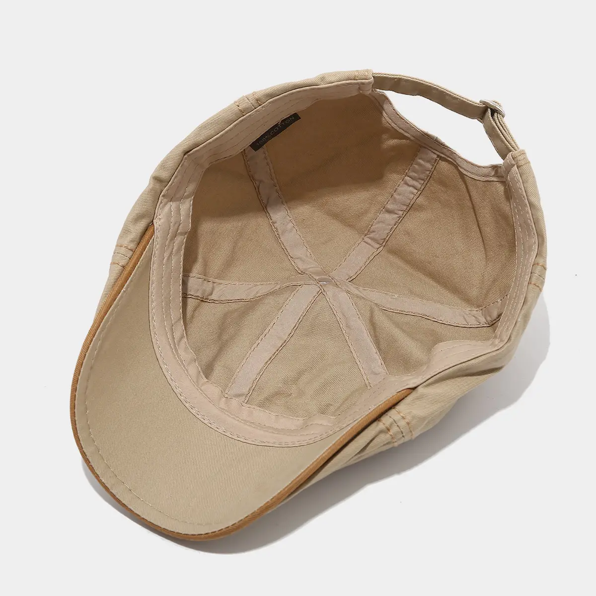 Men's Black British Retro Cap with Cup Logo - Image 11